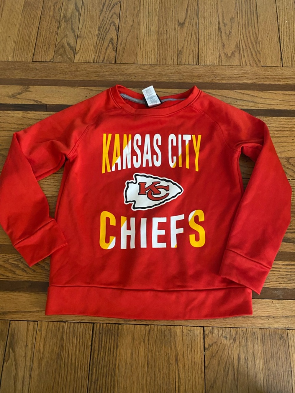 NFL Team Apparel Youth Kansas City Chiefs Sweatshirt size Medium 10/12